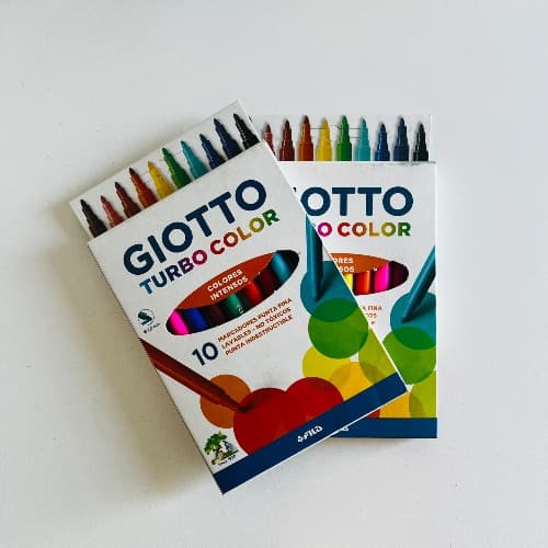Fibras Giotto Turbo Color X 10