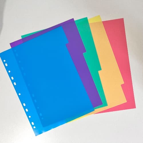 Separadores Pastel A4 Luma Office X 5