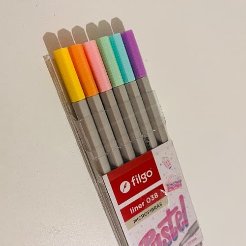 Microfibras Filgo 038 0.4mm - Pastel X6