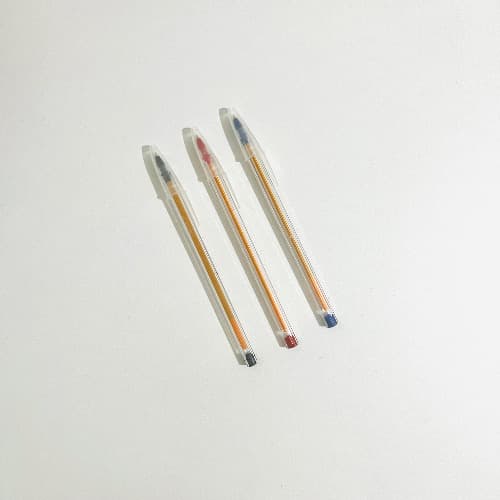 Boligrafo Bic Trazo Fino - Rojo